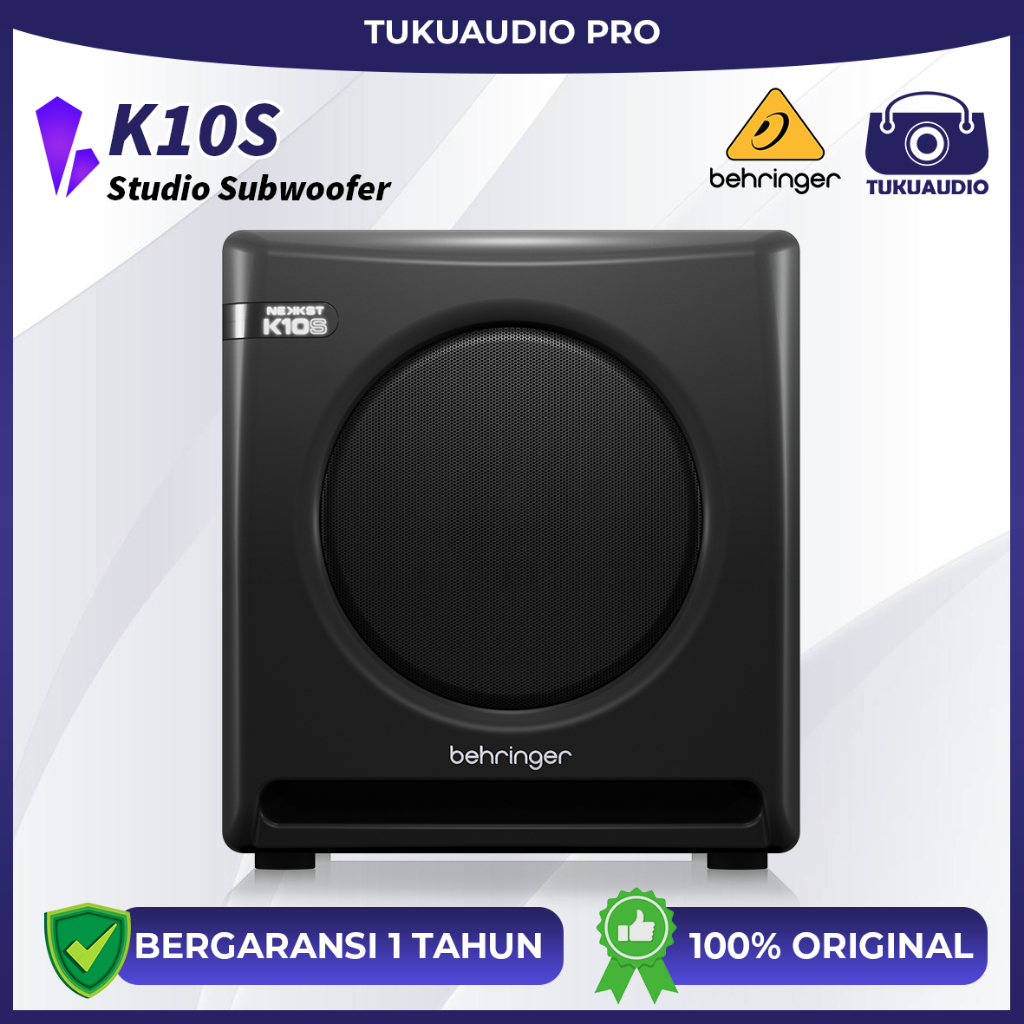 Behringer NEKKST K10S - 10 Inch Active Studio Subwoofer Hitam
