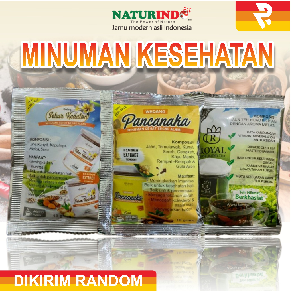 

Produk GIFT minuman kesehatan herbal pancanaka sekar kedaton teh royale