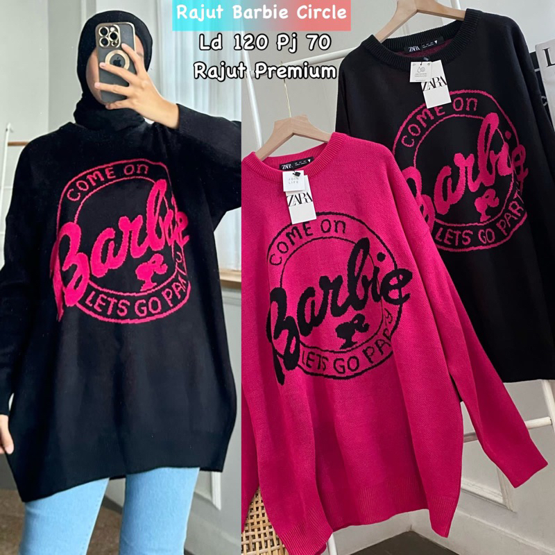 Zara barbie//rajut atasan zara//pakaianwanitasby