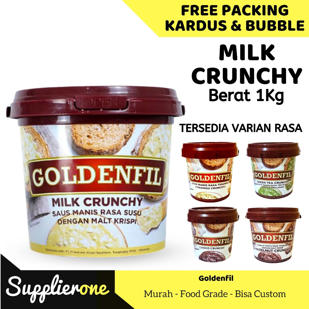 

Bny31 Goldenfil 1kg / Selai Roti Bakar / Toping Roti / Selai Roti / Selai Coklat / Olesan Roti