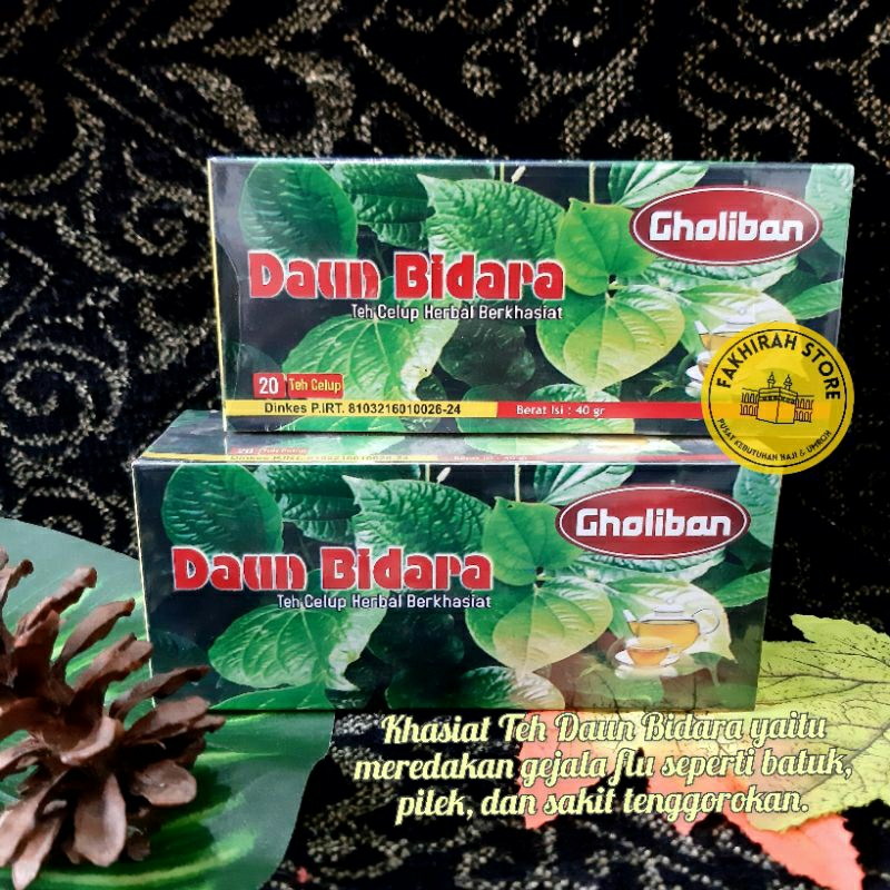 

Teh Celup Daun Bidara Teh Celup Gholiban Teh Daun Bidara Teh Bidara Teh Celup Bidara GHOLIBAN Isi 20 Kantong