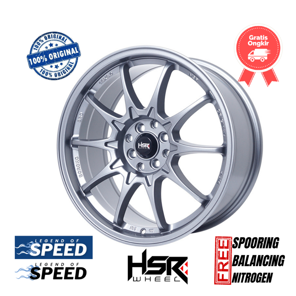 Velg HSR Ring 18 BOROKO SRD (Rocky, Raize, HRV, Innova Dll)