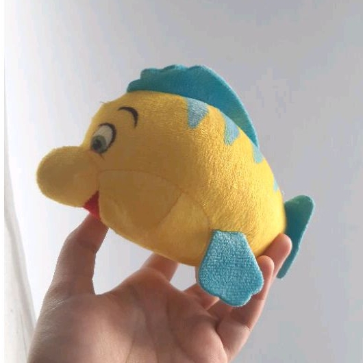 Boneka Flounder Little Mermaid Disney (Preloved)