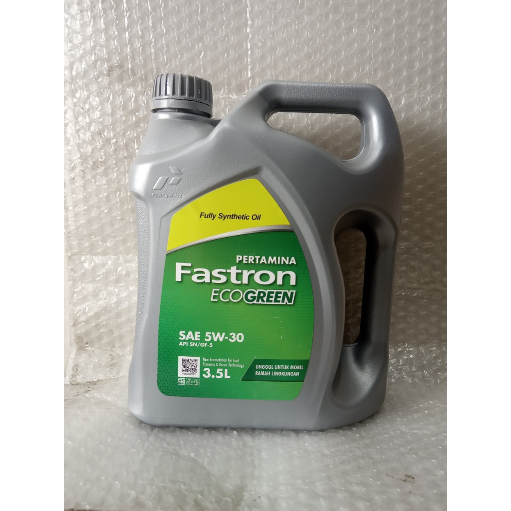 Oli Pertamina Fastron Eco Green Sae 5W - 30 3,5 Liter Asli Original
