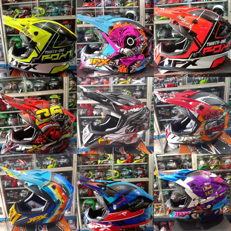 helm JPX CROSS Fox1 motif original