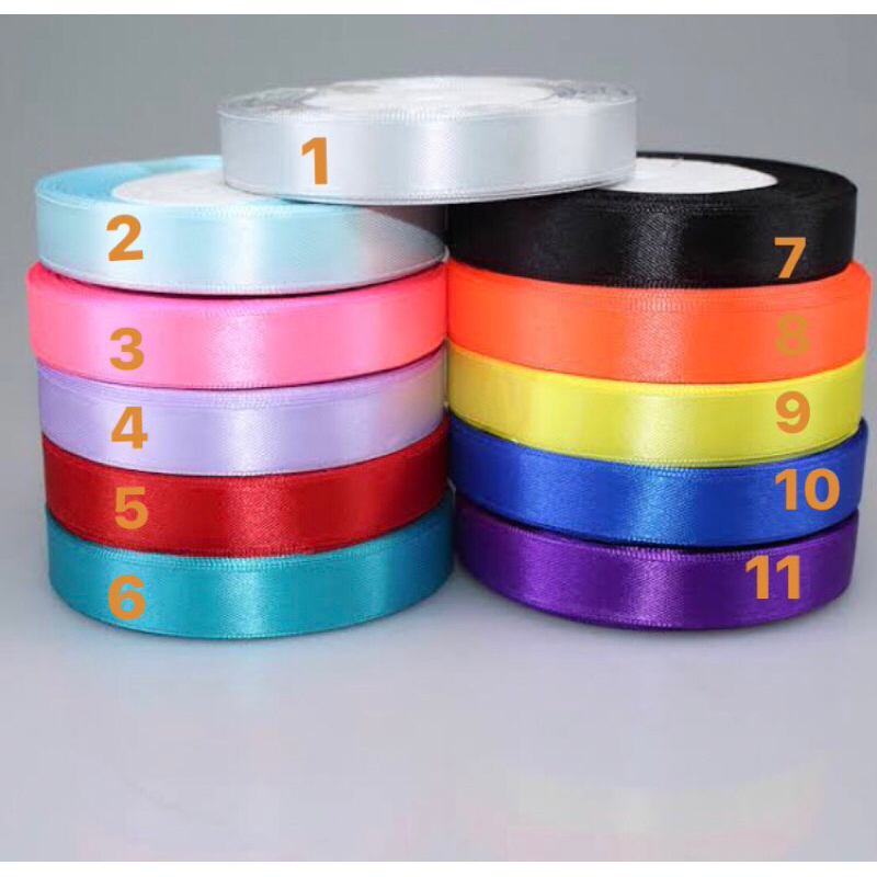 

Pita Satin 1/2 inch warna ukuran sedang