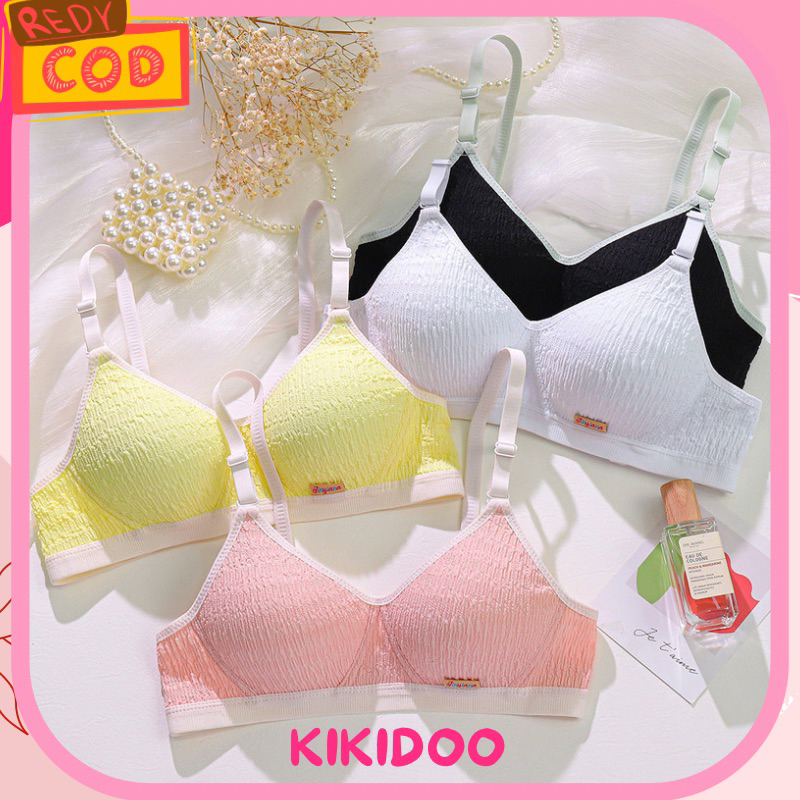 Kikidoo Bra BH Wanita Busa Tipis Comfy Bra Korea Style B40