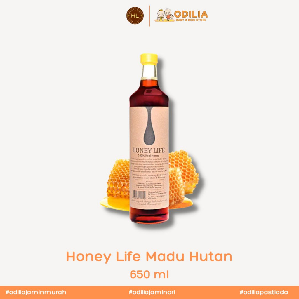 

Honey Life Madu Hutan 650ml - Forest Raw Honey