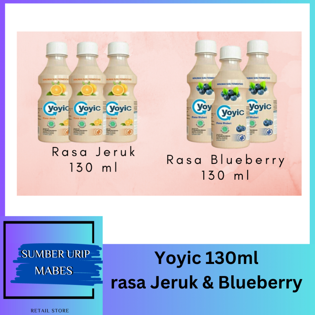 

YOYIC DRINK 130 ML | SUSU FERMENTASI RASA JERUK & BLUEBERRY