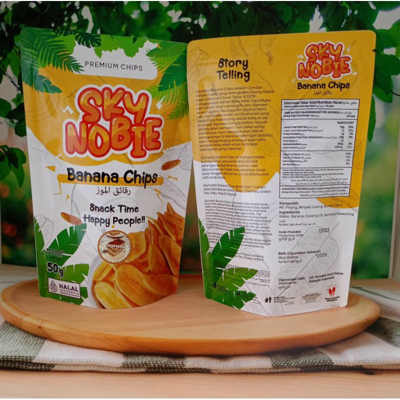 

Kenobie Skynobie Keripik Pisang TIRAMISU Banana Chips 50 gr