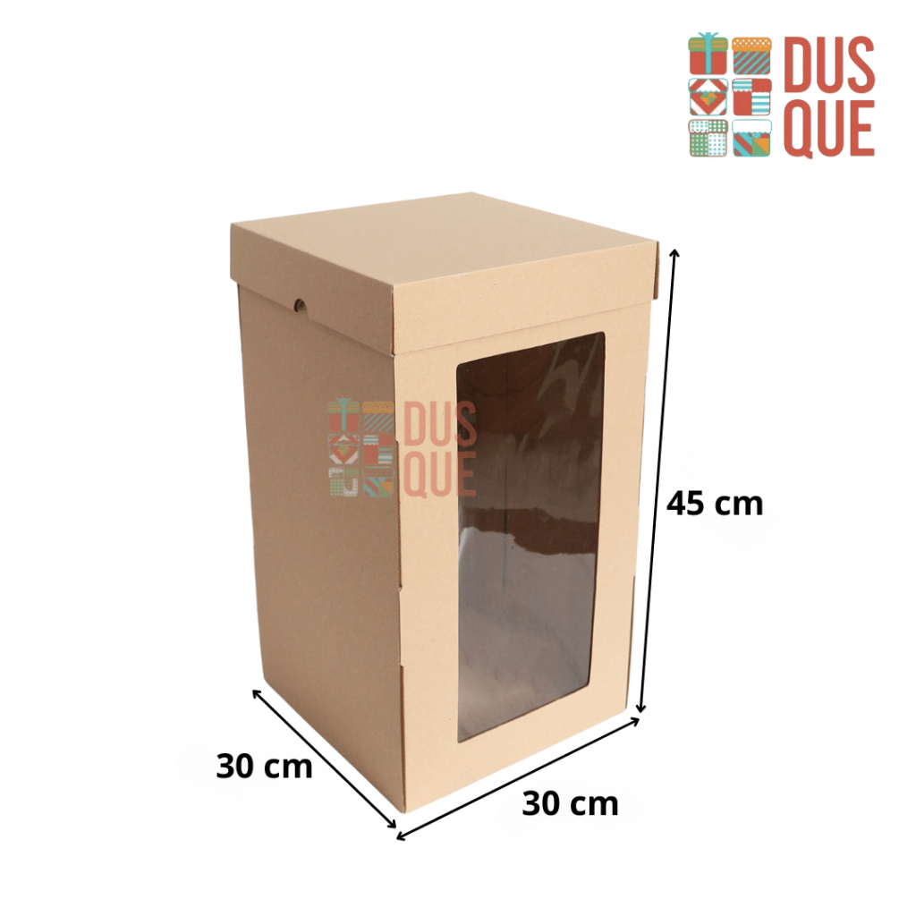 

( 5Pcs ) KOTAK BOX DUS KUE 30x30x45 / TART TINGGI 30 x 30 x 45