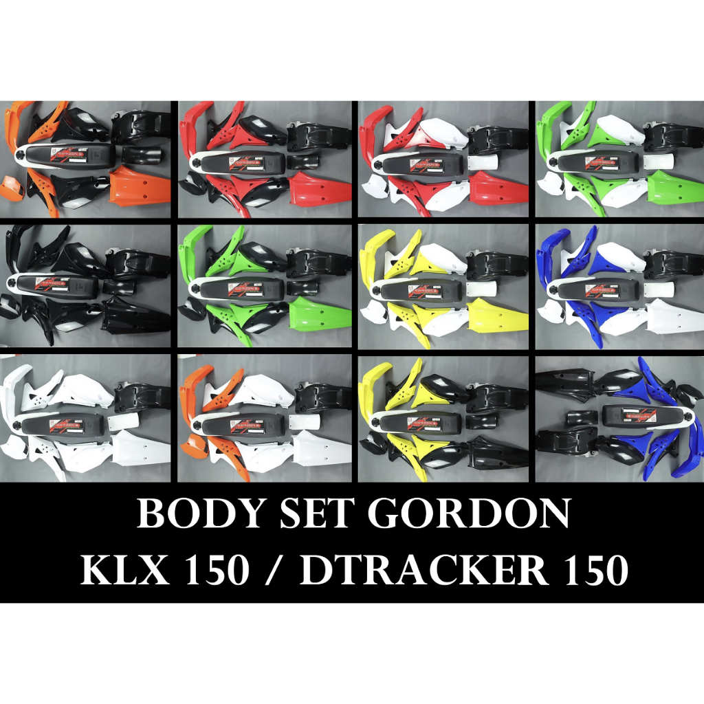 Body Full Set Gordon KLX 150 S L G BF Dtracker 150 BODY KAWASAKI KLX DTRACKER GORDON RACING