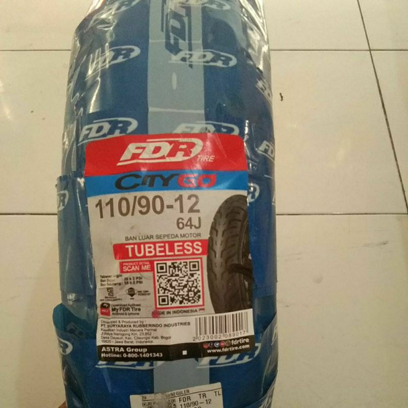 Ban belakang matic ring 12”  fdr