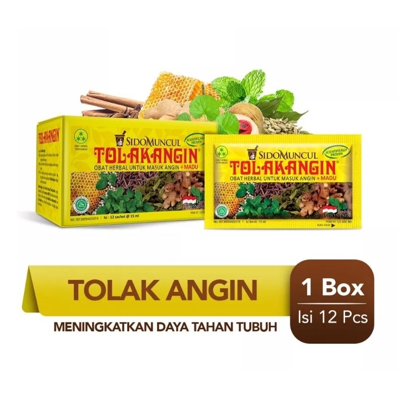 

Tolak Angin Cair Box isi 12 sachet
