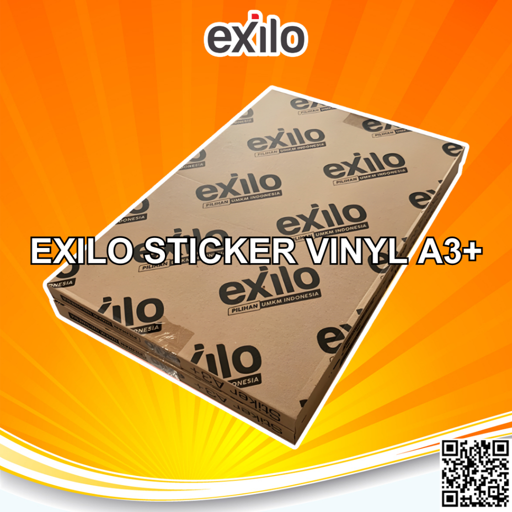 

Exilo Sticker Vinyl A3+ Matte /Gloss/Transparant Stiker Digital Print Laser Toner Anti Air - Pack