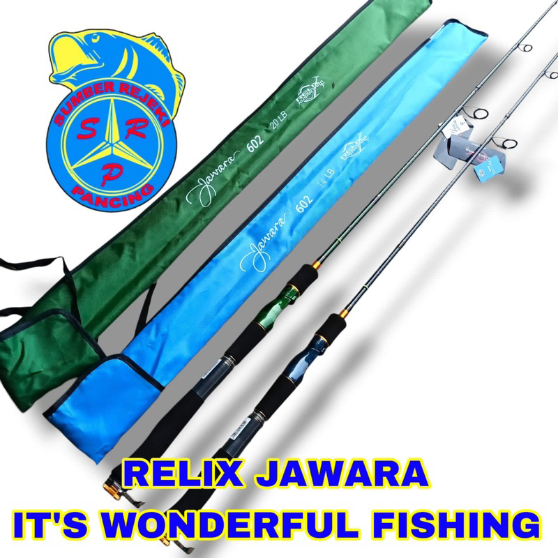 Joran Relix nusantara jawara 14lb/17lb/20lb 180cm dan 165