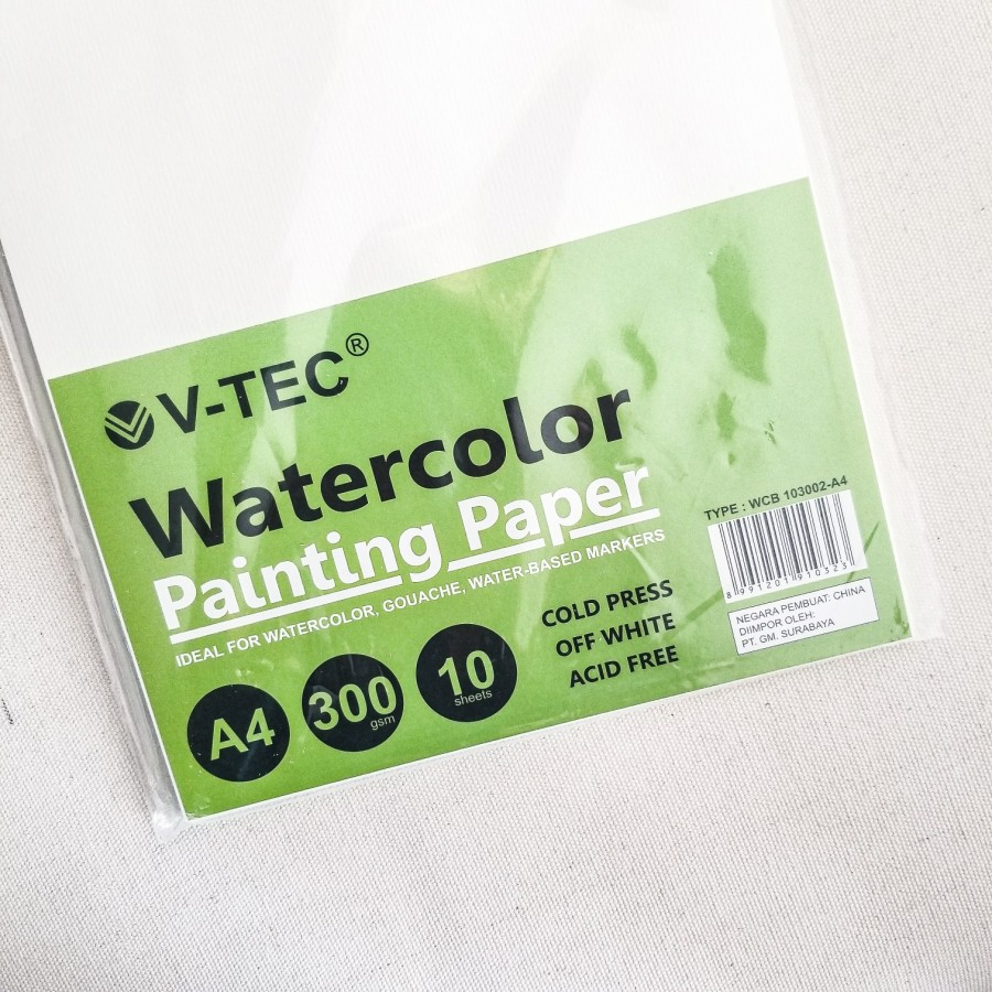 

V-TEC Watercolor Paper Type WCB 103002