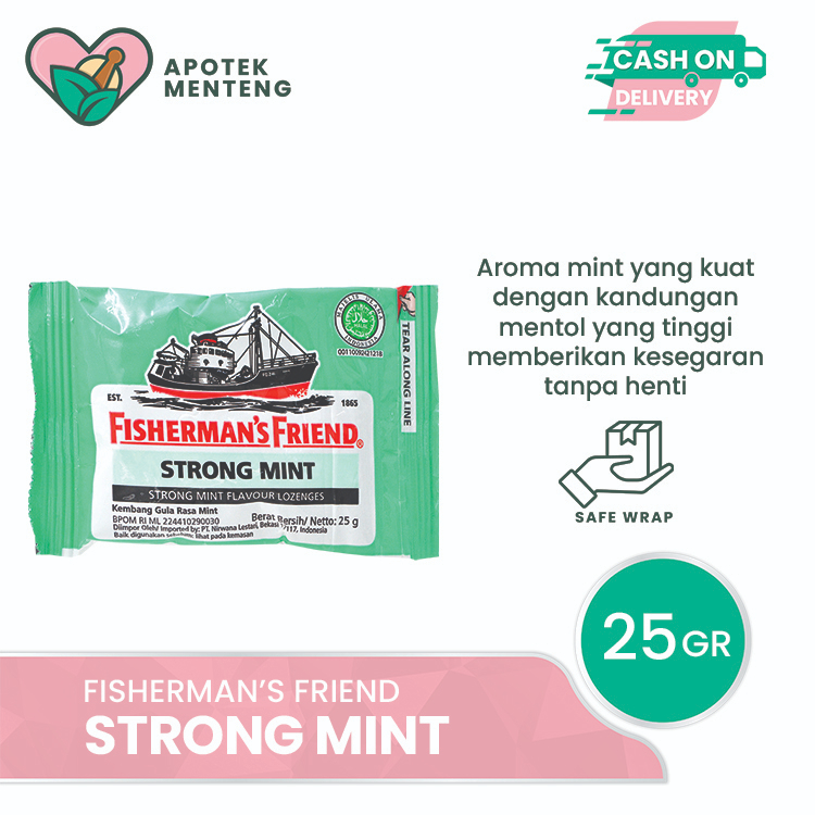 

Fisherman's Friend Strong Mint - Permen Pelega Tenggorokan