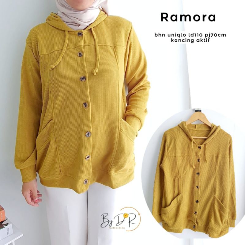 RAMORA/Standford jackey wanita bahan uniqlo knit