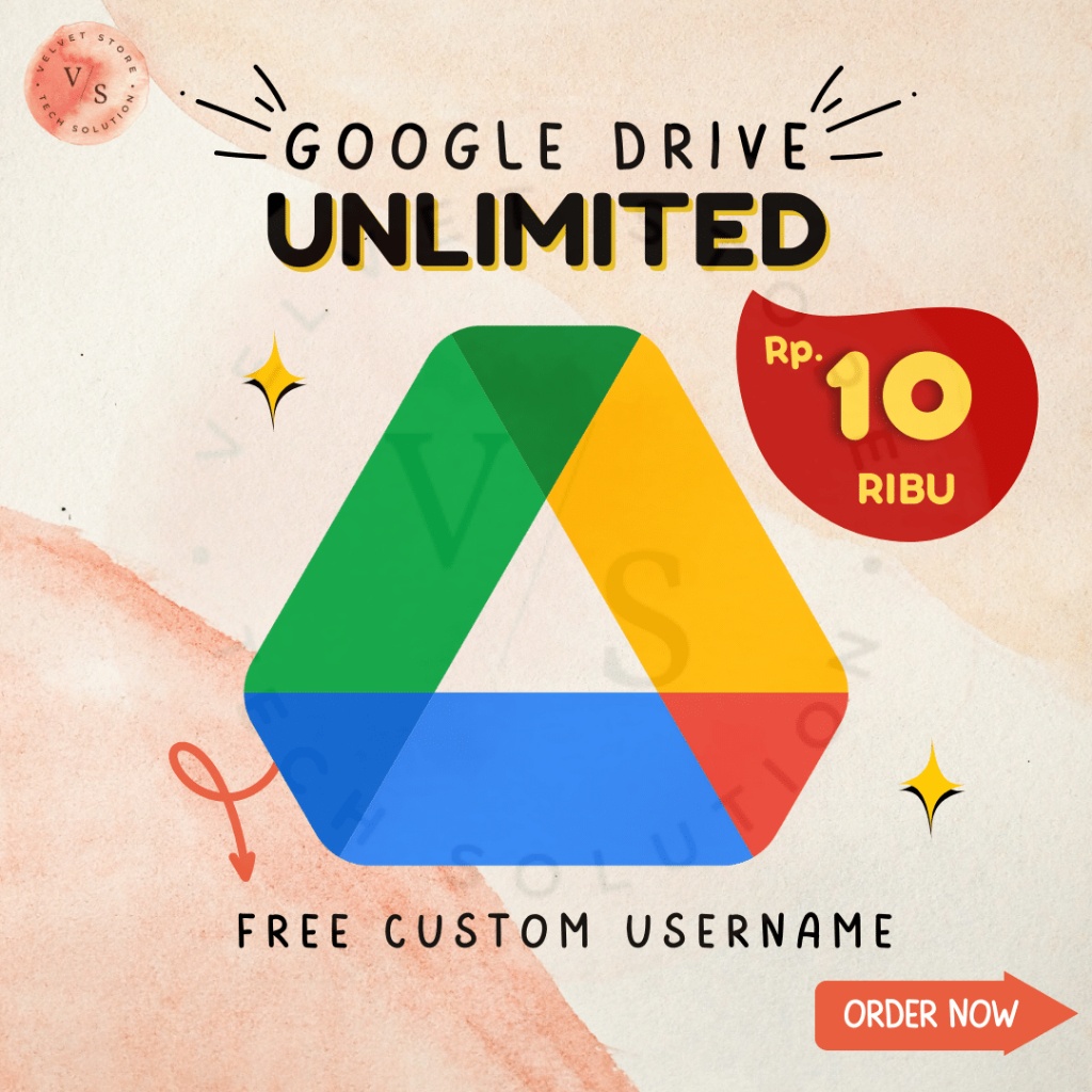 Google Drive Unlimited Storage Lifetime Bergaransi Resmi Gdrive