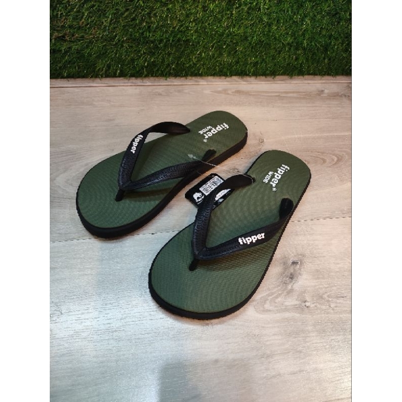 Fipper Wide Original For Man/Woman-Black/Green(Army)/Black