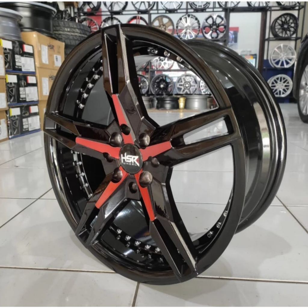Velg HSR Ring 17 Model Bintang Mobil Avanza Vios Jazz Yaris Free Spooring Di Toko