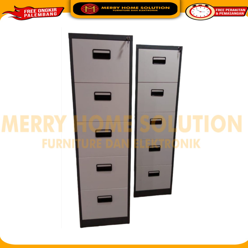 locker besi 5 laci / locker penyimpanan besi / laci besi 5 pintu