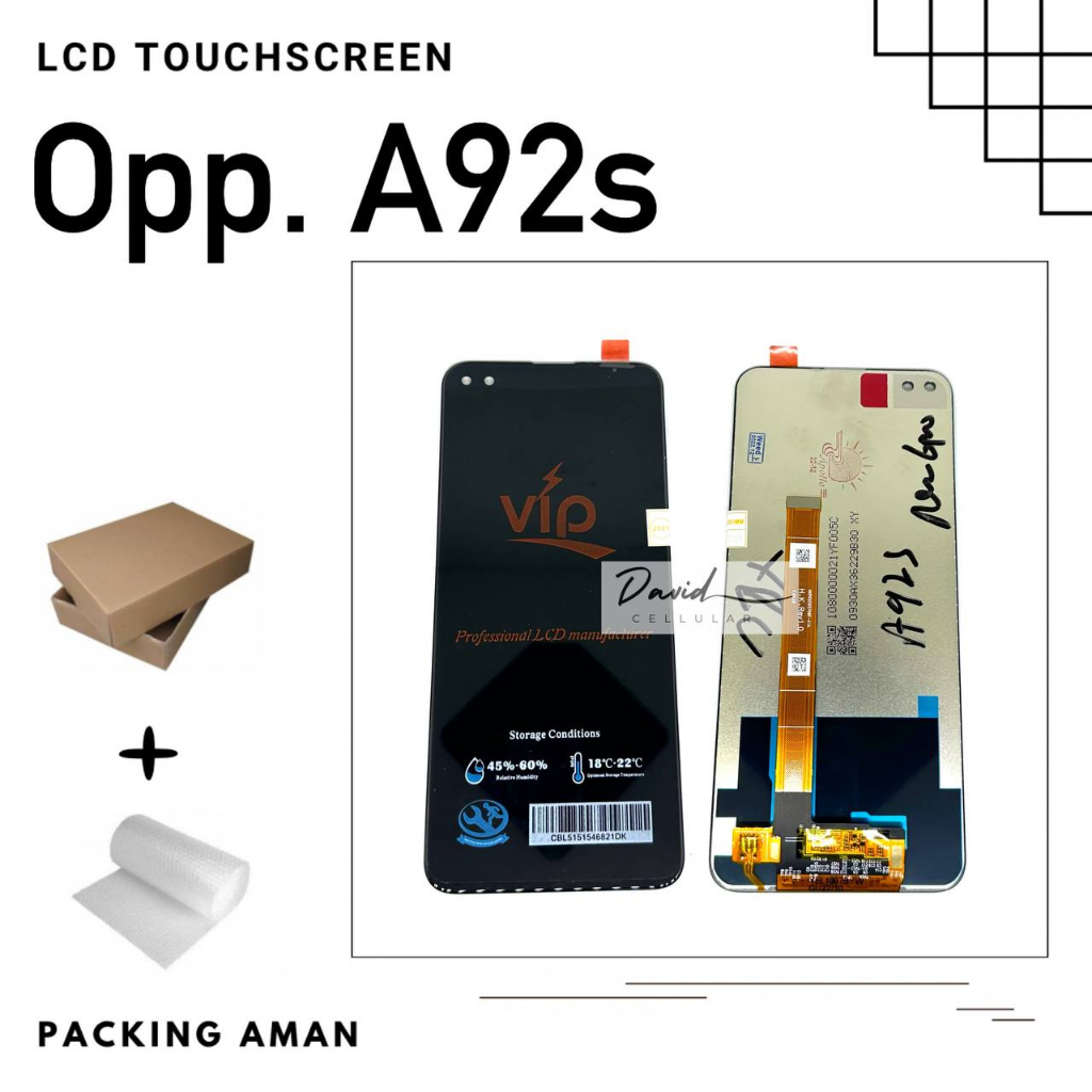 LCD TOUCHSCREEN OPPO A92S FULLSET