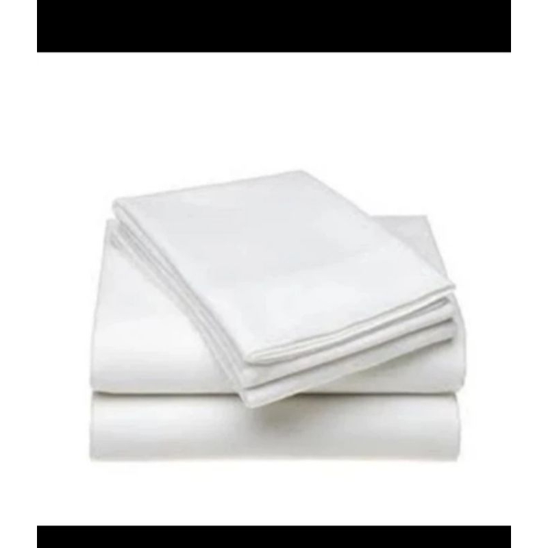 SARUNG BANTAL | PILLOW CASE HOTEL | POLOS PUTIH -ukuran 50x70.