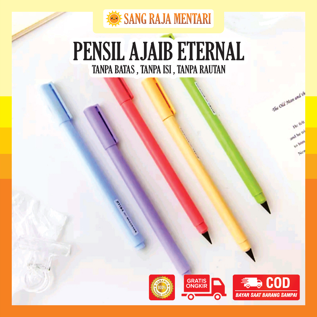 

Pensil Ajaib Eternal Tanpa Batas | Anti Patah | Tanpa Isi | Tanpa Rautan | Untuk Sekolah Magic Pencil