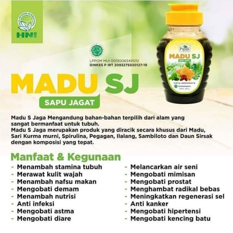 

MADU S JAGA HNI, MADU SJ HNI