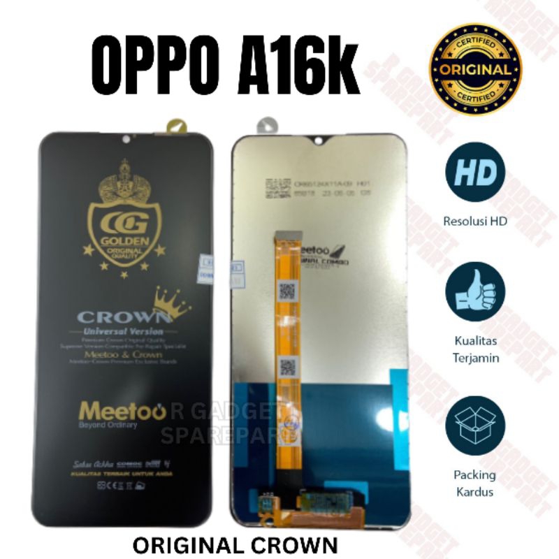LCD OPPO A16K CROWN QUALITY ORIGINAL LCD TOUCHSCREEN OPPO A16K FULLSET