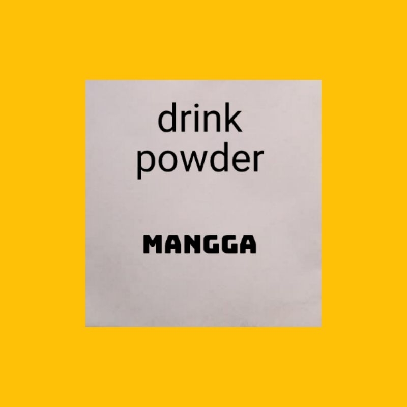 

powder drink mMANGGA