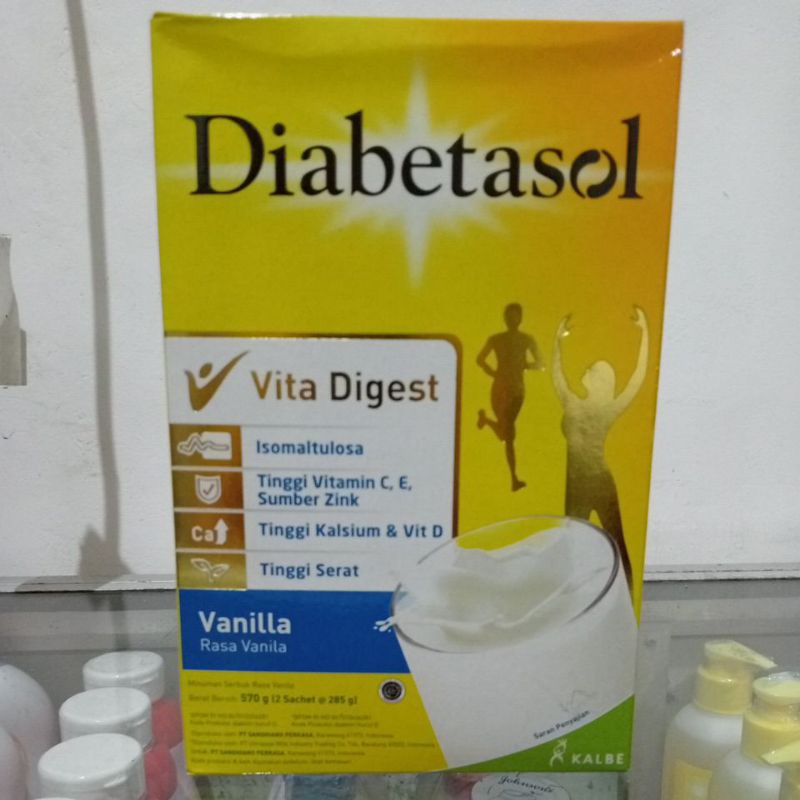 

DIABETASOL VANILA 170 GRAM / 630 GRAM / 950 Gram