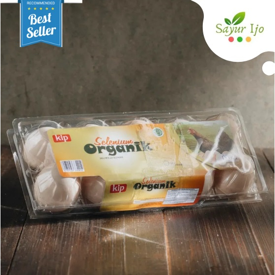 

Telur Ayam Kampung Selenium KIP Isi 10 Pcs / Pack Fresh Telor Organik Premium Eggs