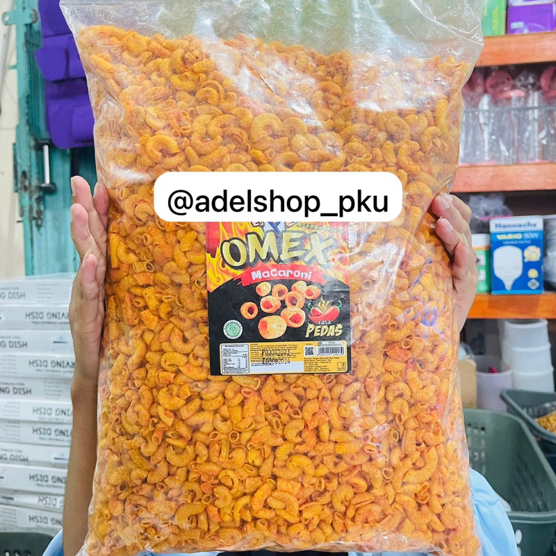 

(Berat 1kg) Makaroni Omex Makaroni Pedas balado makaroni Mantap Terlaris Pedas