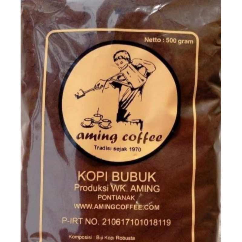 

Kopi Aming Coffe Khas Pontianak 500g