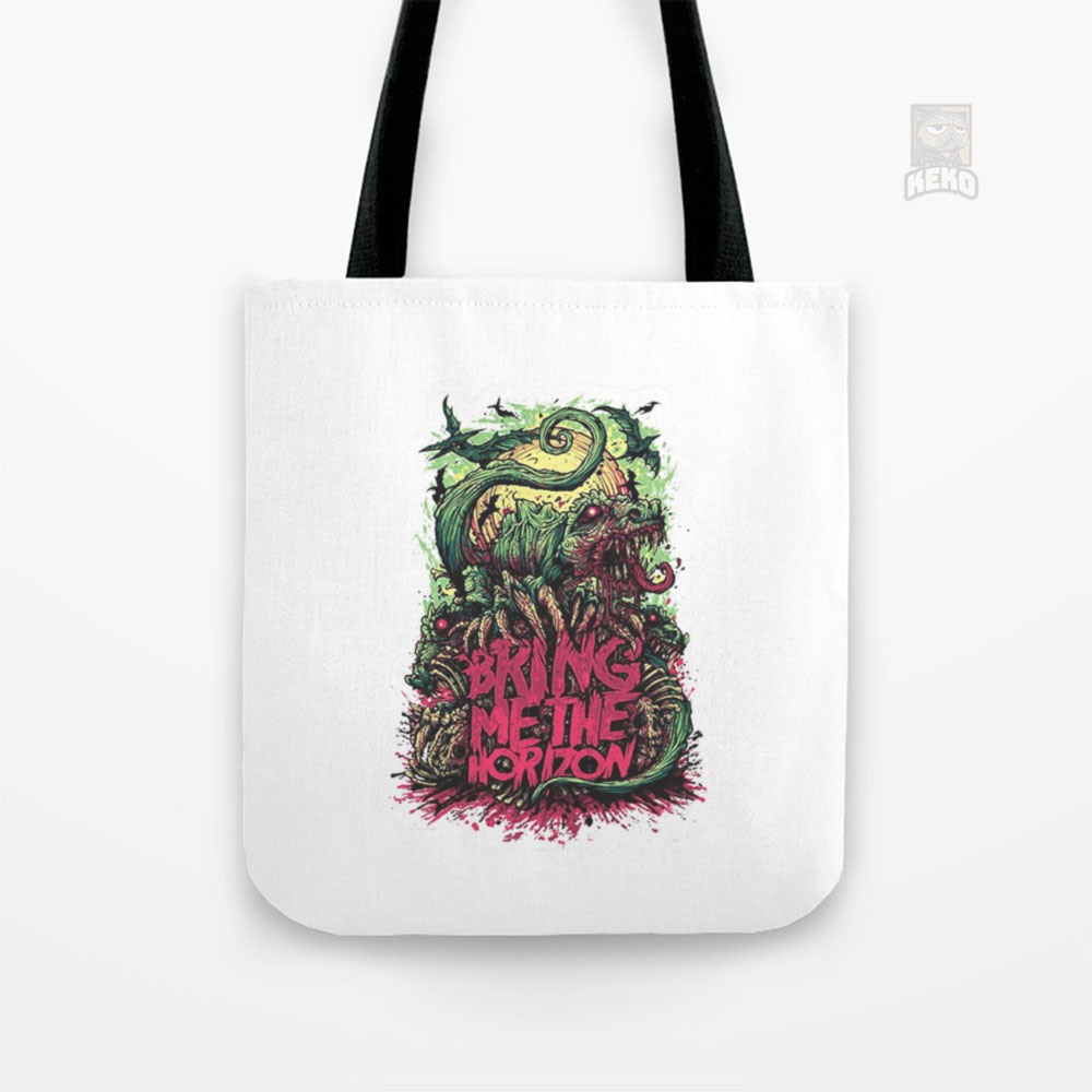 Bring Bloody Roots Tote Bag Kanvas