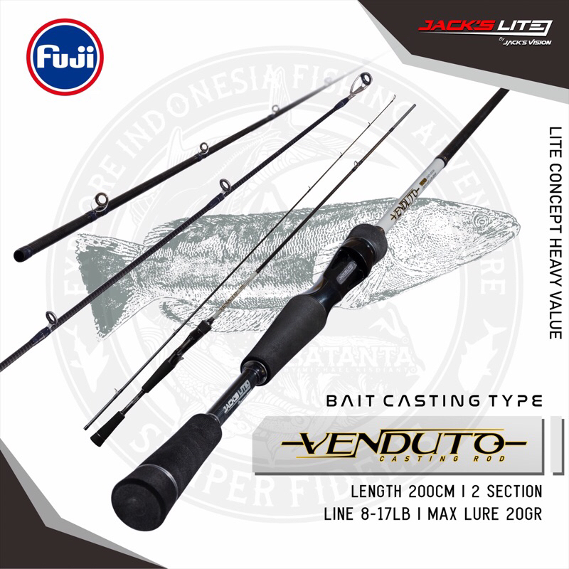 Joran Venduto 8-17 Lbs Baitcasting