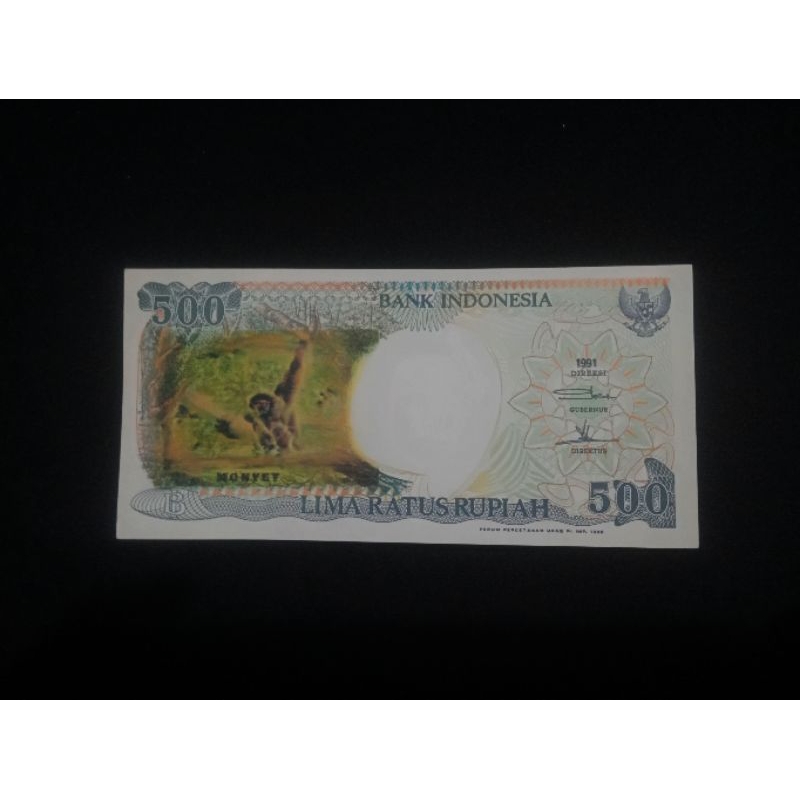 Uang Kuno Rp 500 Monyet Gantung 1991 layak koleksi