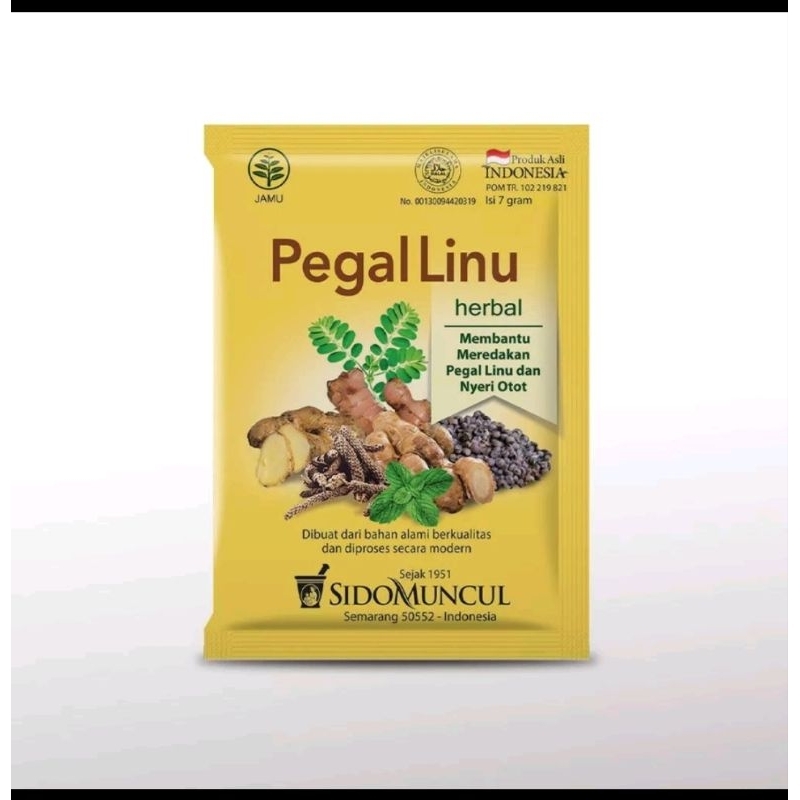 

Jamu Pegal Linu Serbuk SidoMuncul 10sahet