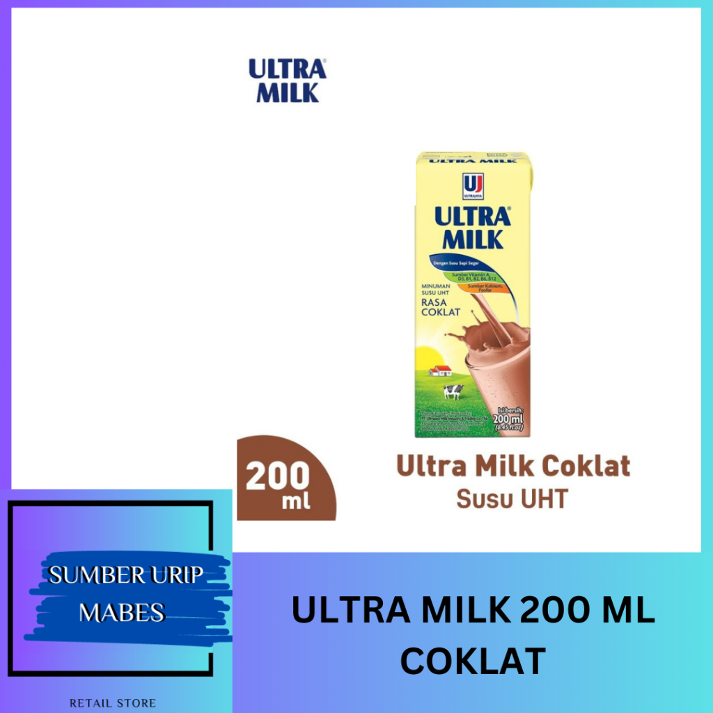 

SUSU UHT ULTRA MILK 200 ML RASA COKLAT