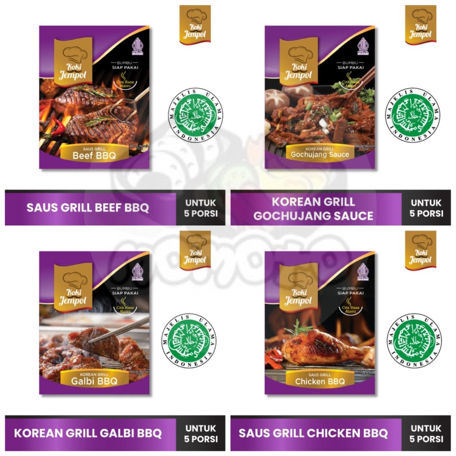 

BUMBU SAUCE BBQ ,SPICY BBQ GOCHUJANG , GALBI KOREAN GRILL BBQ