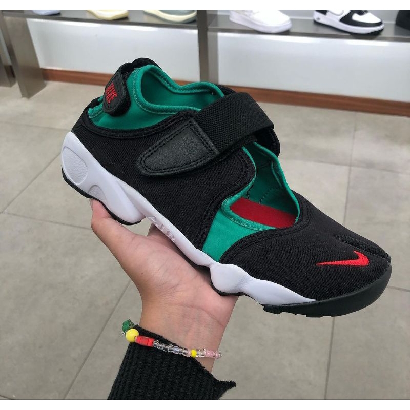 Nike Air Rift Black Green Original