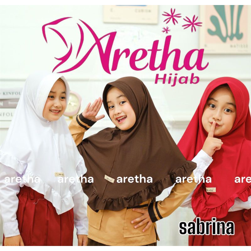 Hijab Sekolah SD/Jilbab Anak SD kelas 1-6 SD kerudung SABRINA Anak Sekolah
