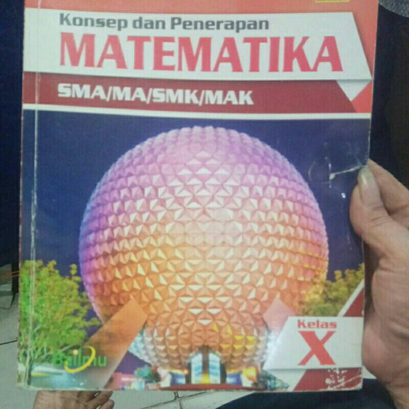BUKU BEKAS KONSEP DAN PENERAPAN MATEMATIKA 1 SMA