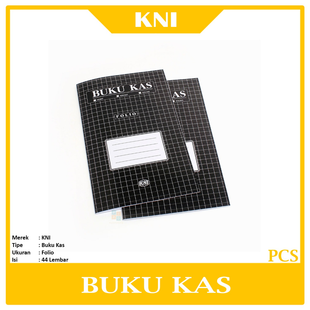 

KNI - Buku Kas Folio - Buku catatan kas ukuran Folio - Pcs