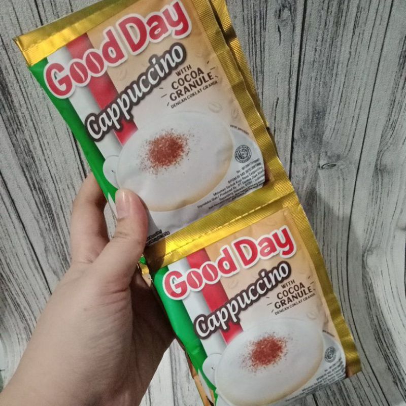 

Good Day Cappucinno 10 sachet @25 gr