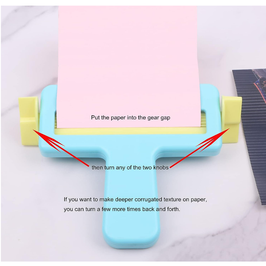 

LovelyCraft D07 Paper Crimper Alat Pembuat Gelombang Kertas Paper Wave Shaper Quilling Tool Paper