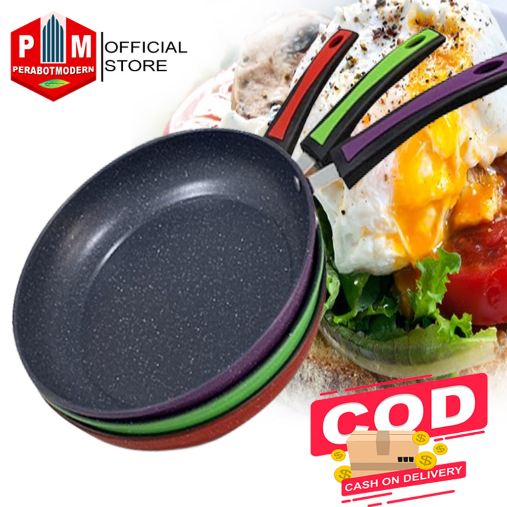 WAJAN FRYPAN TEFLON ANTI LENGKET LAPIS KERAMIK 24CM / WAJAN PENGGORENGAN TEFLON ANTI LENGKET